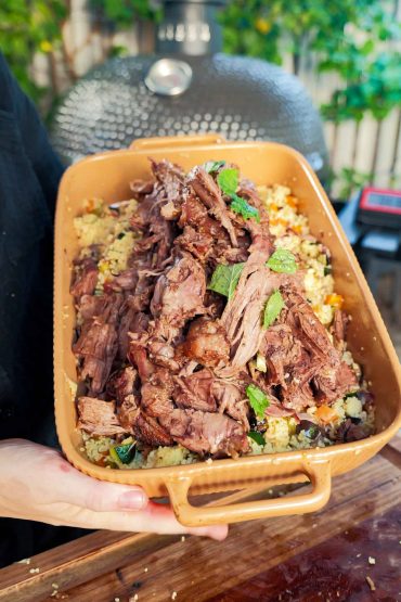 Aldergrills Recipe Middle Eastern Lamb with a Veggie Couscous