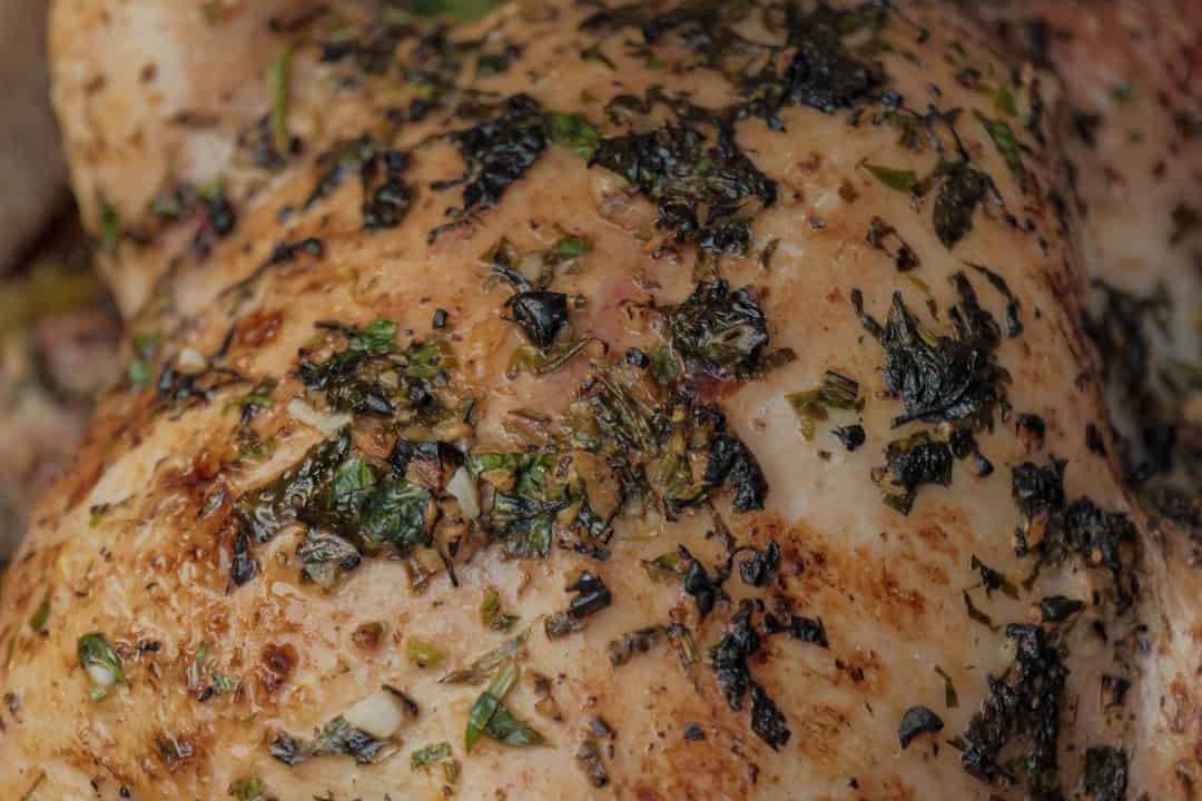 Herb-Roasted Chicken with Garlic and Lemon -Recipe Aldergrills