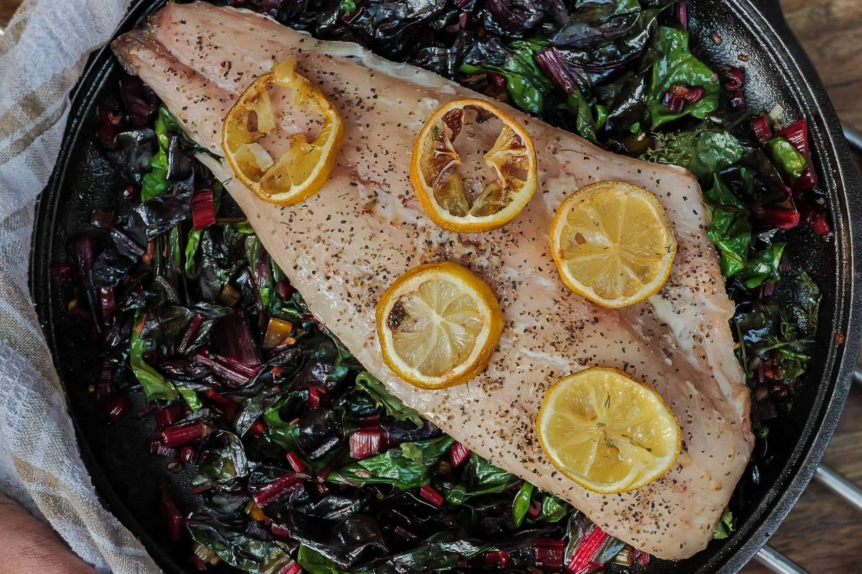 Smoked-Snapper-with-Sauteed-Rainbow-Chard-Aldergrills-Recipe