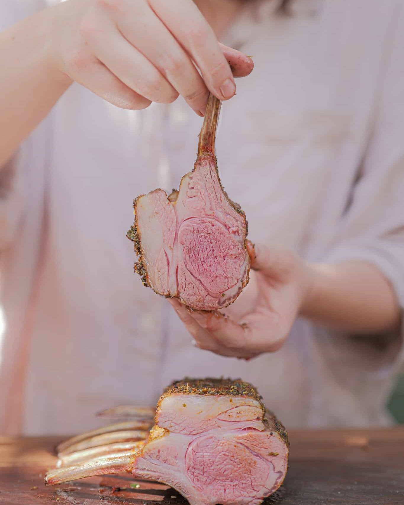 Aldergrills - Souvlaki Rack of Lamb with Roasted Fennel Salad - Recipe